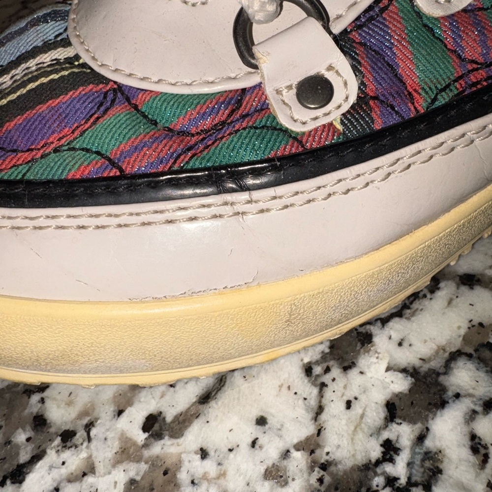 Coach Plaid Quilted Snow Boots Patent Leather Trim ❄️ - Picture 7 of 14